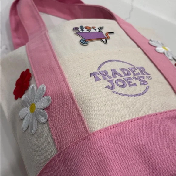 Trader Joe's Custom Decorated Mini Tote Bag - Picture 12 of 13